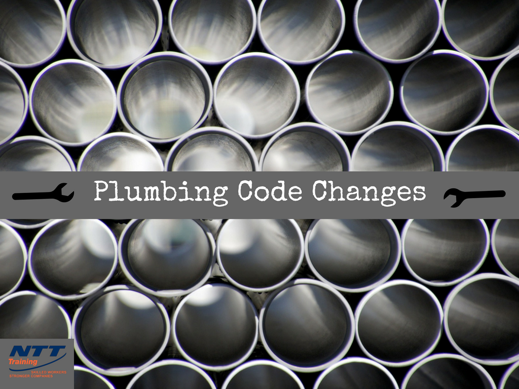 Plumbing Code Changes