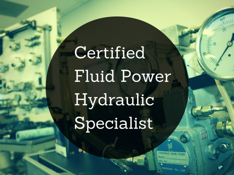 How to a Certified Fluid Power Hydraulic Specialist NTT Training